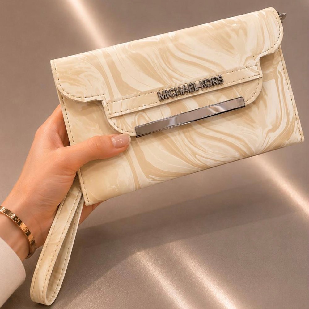 Soft Blush Elegance Clutch - Image 7