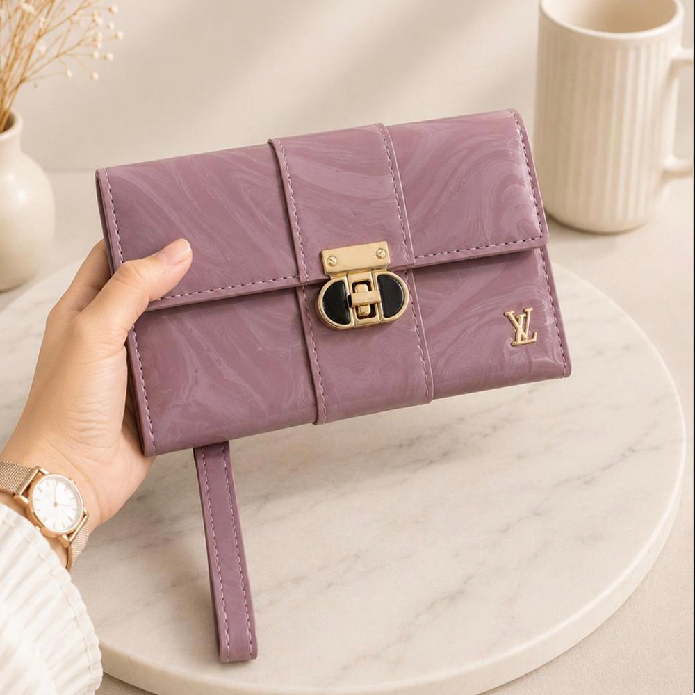 Soft Blush Elegance Clutch