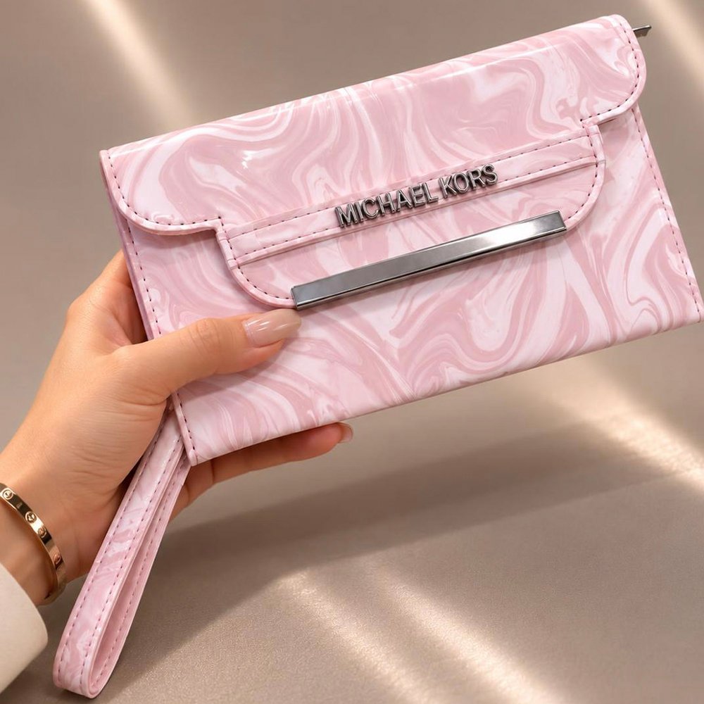 Soft Blush Elegance Clutch - Image 5