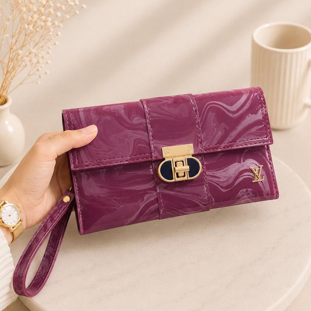 Soft Blush Elegance Clutch - Image 8